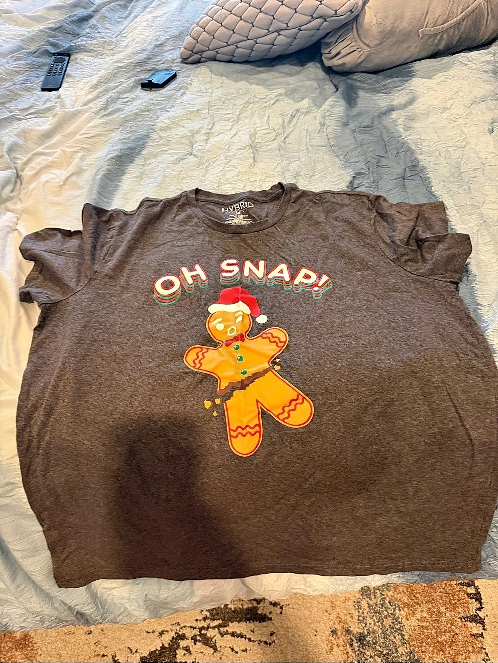 HYBRID Graphic Tee Brown XL